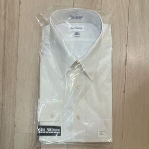 Paul Fredrick White 100% Cotton Men's Dress Shirt 16½-32 Long Sleeve Classic